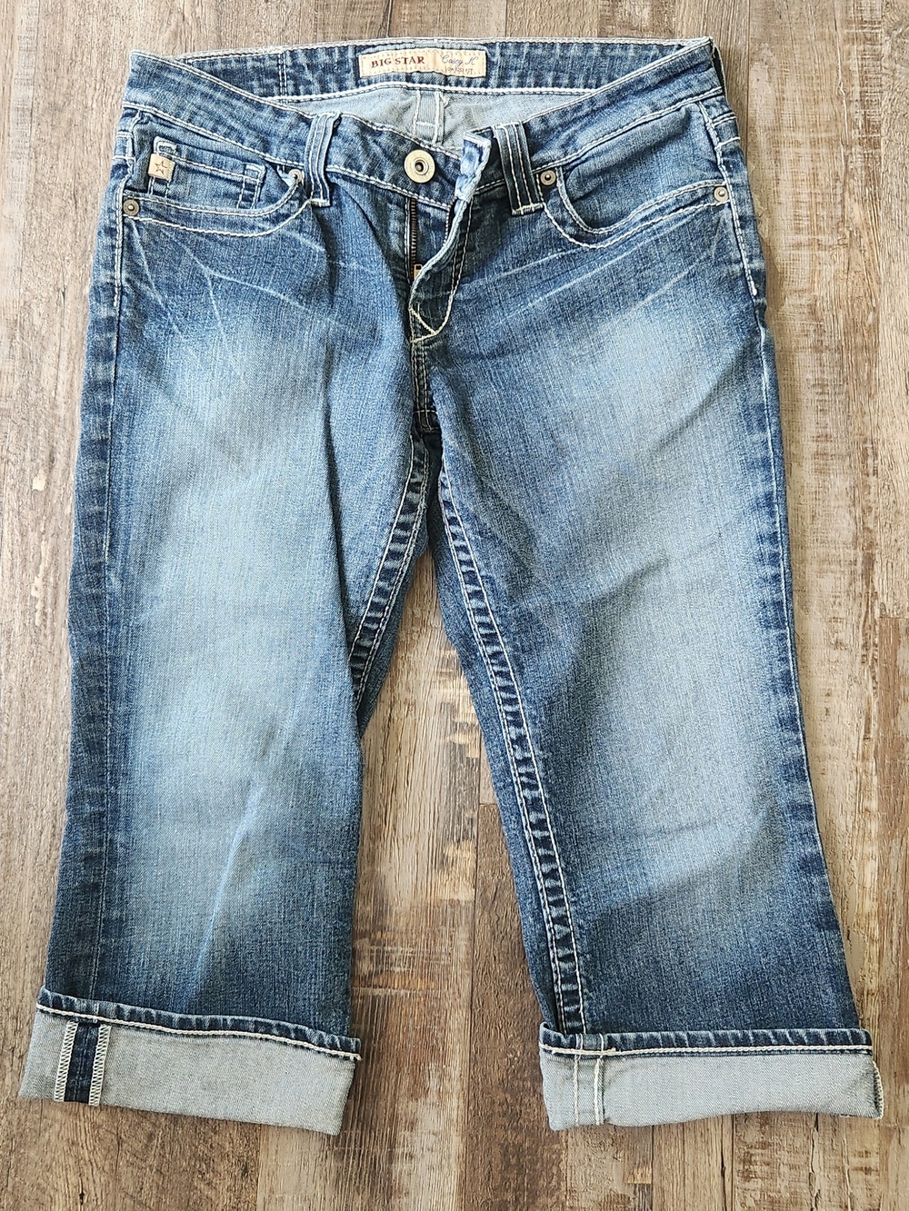 Big Star Casey K. Women's Medium Blue Cropped Jeans